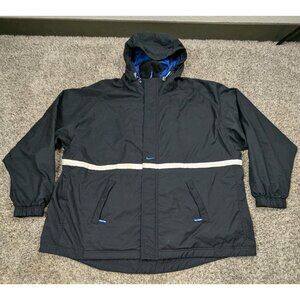 Vintage Nike Jacket Men's 2XL XXL Center Swoosh Embroidered Full Zip 90s Y2K